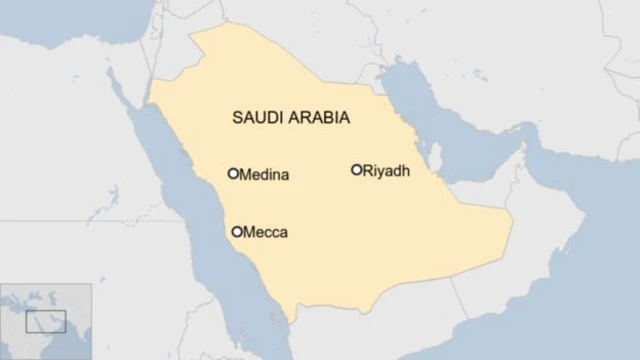 Tasawirar da ke nuna kasar Saudiyya