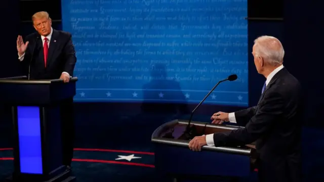 Donald Trump y Joe Biden.