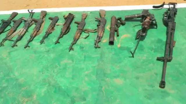 Mkaman da dakarun sojin Najeriya suka kwace daga hannun 'yan Boko Haram ɗin