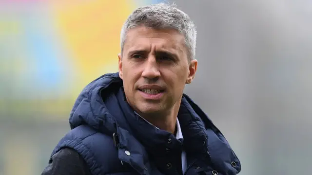 Hernan Crespo na Vice Presido of Parma Calcio wey be Italian football club wey dey for di city of Parma