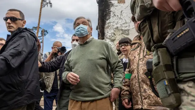Sekjen PBB, perang Ukraina