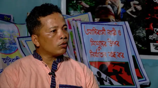 ইউপিডিএফ(গণতান্ত্রিক) এর সভাপতি শ্যামল কান্তি চাকমা।