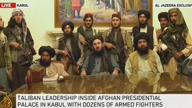 Толибоннинг жонли эфирда интервьюси