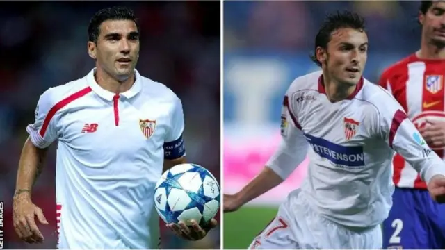 Jose Antonio Reyes, left, and Antonio Puerta, right, both started their careers at Sevilla