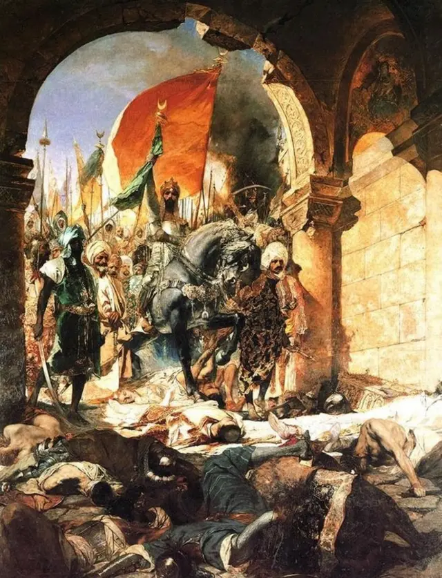 கான்ஸ்டாண்டினோபிலின் முற்றுகைக்கு ஒரு எரிமலை வெடிப்பு முற்றுப்புள்ளி வைத்ததாக கருதப்படுகிறது.