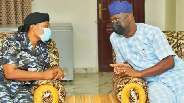 Gomina Makinde pẹlu Kọmiṣọna ọlọpaa, Ngozi Ọnadẹkọ