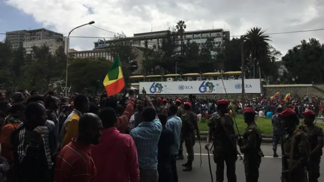 ኣብ ኣዲስ ኣበባ ሰላማዊ ሰልፊታት ይካየዱ ኣለዉ