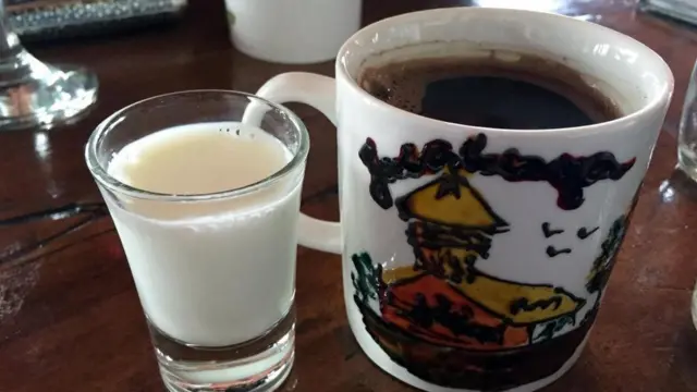 Eşek sütü ile kahve