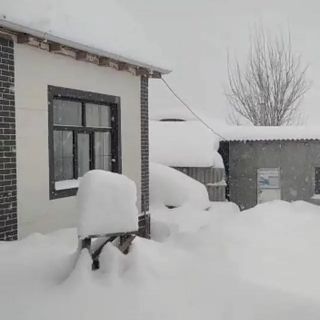 Аксыда жааган кар