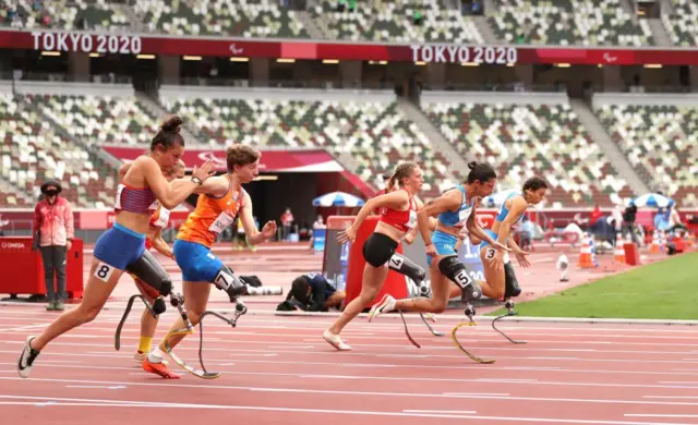 पॅरालिंपिकमधली धावण्याची स्पर्धा