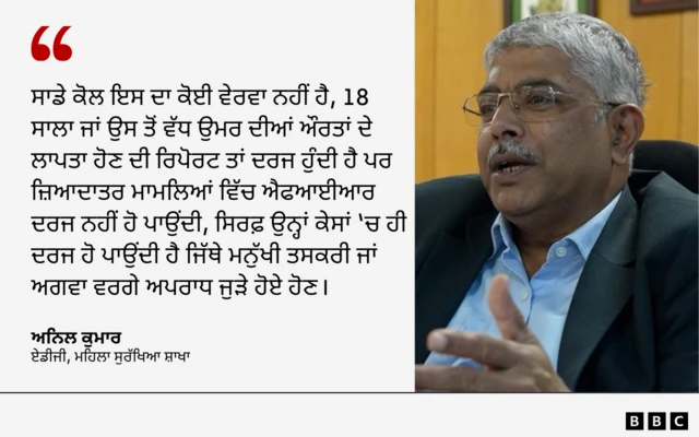 ਅਨਿਲ ਕੁਮਾਰ, ਏਡੀਜੀ, ਮਹਿਲਾ ਸੁਰੱਖਿਆ ਸ਼ਾਖਾ 