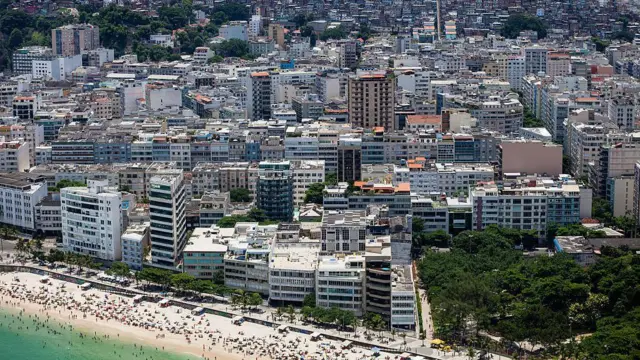 Vista aérea de Ipanema
