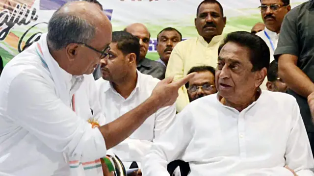 दिग्विजय, कमलनाथ