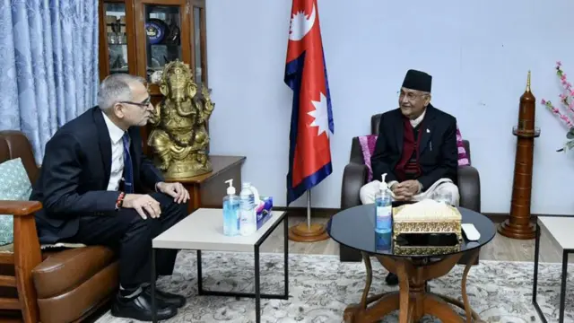 एमाले अध्यक्ष ओलीसँग भेटघाट