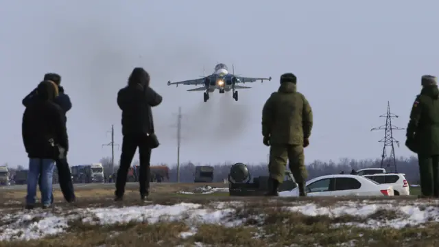 Russian air and air defence units in training in Rostov-on-Don Region