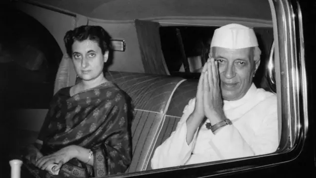इंदिरा गांधी और जवाहर लाल नेहरू