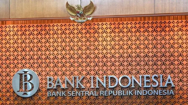 Logo Bank Indonesia (BI) Jakarta.