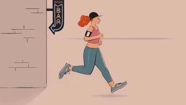 Жінка на пробіжці