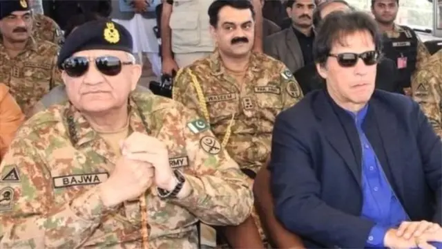 सेना प्रमुख बाजवा और इमरान ख़ान