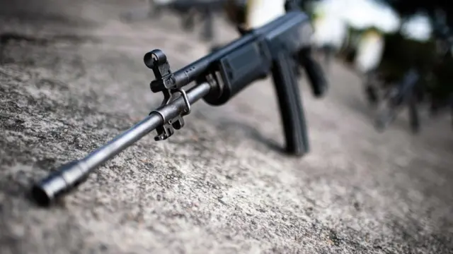 የተዘቀዘቀ ጠመንጃ