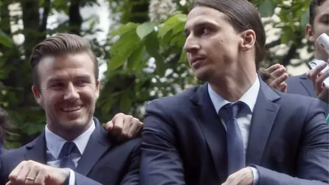 Beckham na Ibrahimovic