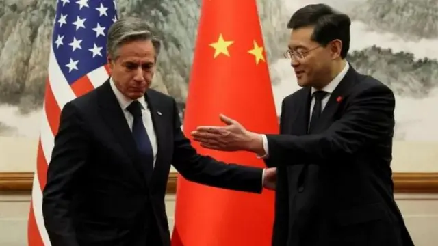 অ্যান্টনি ব্লিংকেন ও চিন গ্যাং