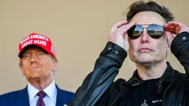 डोनाल्ड ट्रंप और एलन मस्क 