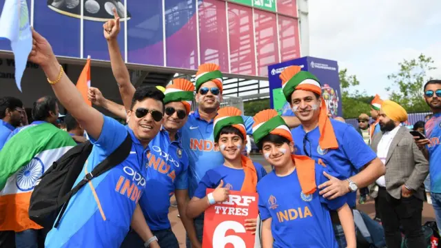 ભારતની ટીમના ચાહકો