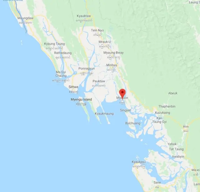 ရခိုင်မြေပုံ