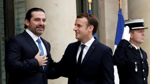 حریری و ماکرون
