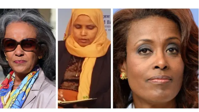 ብመሪሕነት ቀዳማይ ሚኒስትር ኣብዪ ካብ ዝተሸማ ፈላሞት ደቂ ኣንስትዮ ካብ ጸጋም ናብ የማን [ፕሬዝደንት ሳህለወርቅ ዘውዴ፣ ሚኒስትር ምክልኻል ኢንጀነር ኣይሻ መሓመድን ፈላመይቲ ፕሬዝደንት ላእለዋይ ቤት ፍርዲ መኣዛ ኣሸናፊን}