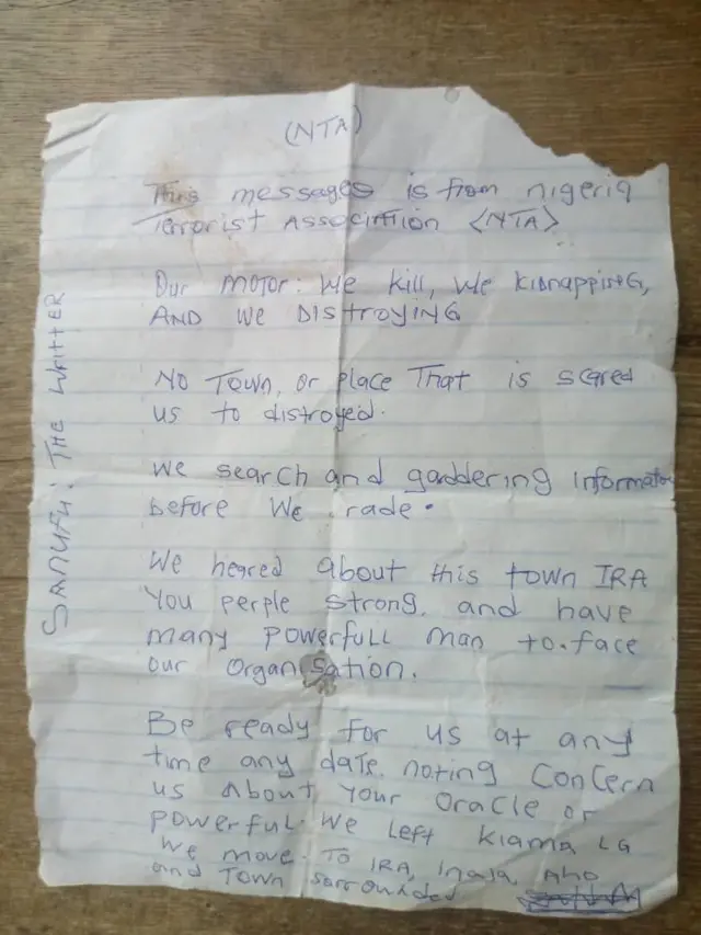 Lẹta ti agbesunmọmi kọ