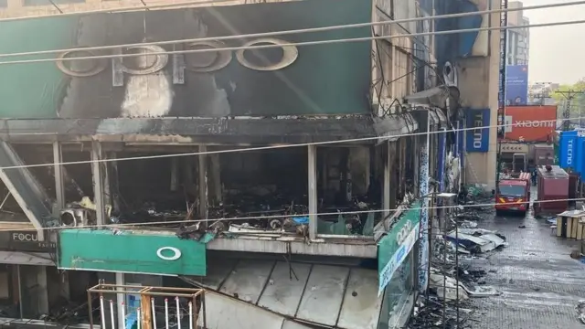 تباہ شدہ عمارت