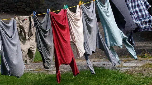 Ropa secándose al fresco.