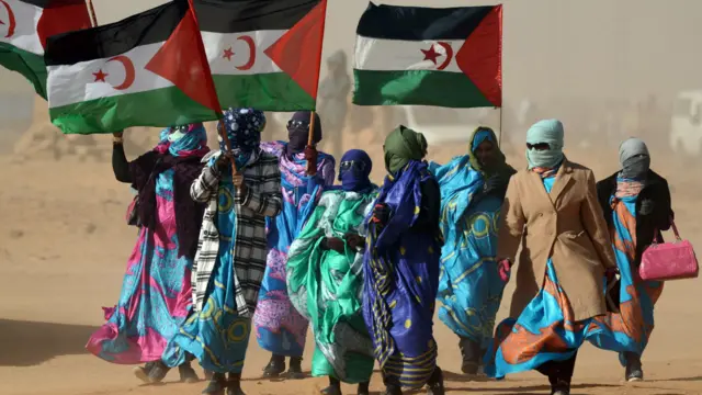 صحراويات في مخيمات اللاجئين في تندوف بالجزائر