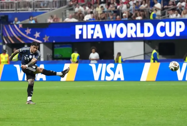 gol enca fernandeza, argentina - engleska