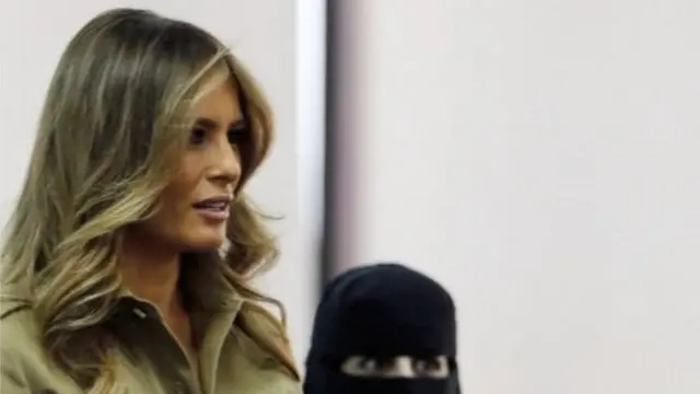 सऊदी यात्रा के दौरान मेलानिया ट्रंप