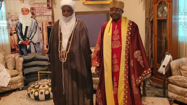Aworan Emir ilu Sokoto ati Oluwoo