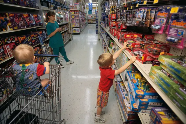 boy with toys