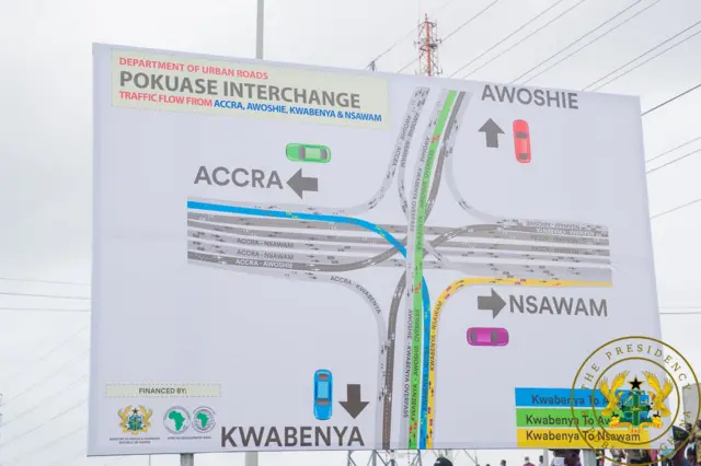 "Pokuase interchange 2016": 'Inauguration of [Four Tier Pokuase Interchange] in Ghana'