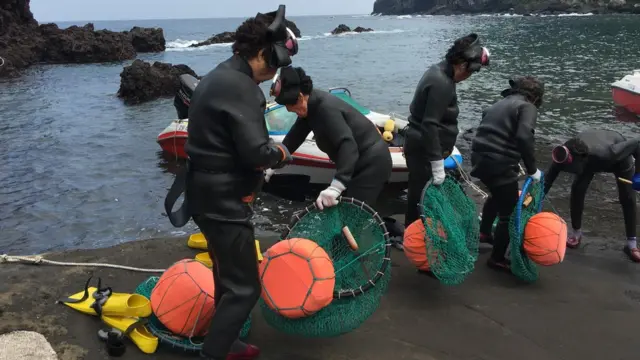 Хэнё перед выходом в море