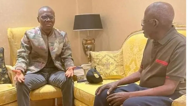 Lagos govnor visit Bola Tinubu