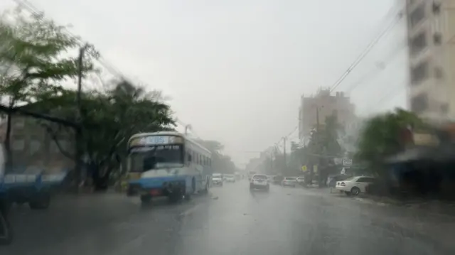 Yangon, Rainy day