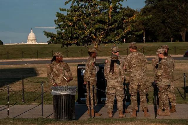 የአሜሪካ ወታደሮች በዋሽንግተን