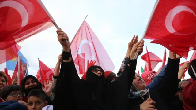 прихильники Ердогана в Анкарі