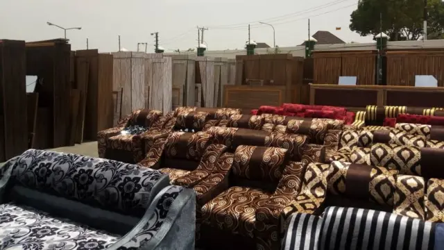 Some of di furniture wey goment buy dash di newly married couples