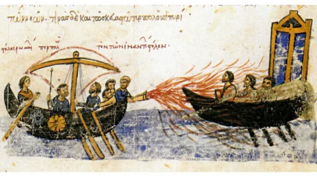 عرب بحری بیڑے کے پاس آتشِ یونانی کا کوئی جواب نہیں تھا