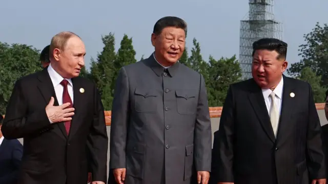 Vladimir Putin, Si Đinping i Kim Džong Un