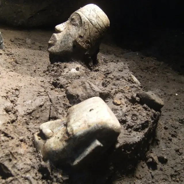 Excavación en Teotihuacán