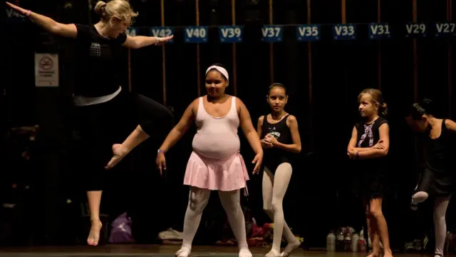 Дети в балетном классе